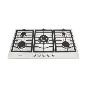 Totai 90cm Stainless Steel 5 Burner Gas Hob 03/TS5BNR-SS