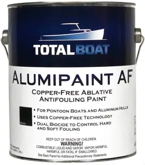 TotalBoat Alumipaint AF Aluminum and Pontoon Boat Bottom Paint (Black, Gallon), 1 Gallon (Pack of 1)