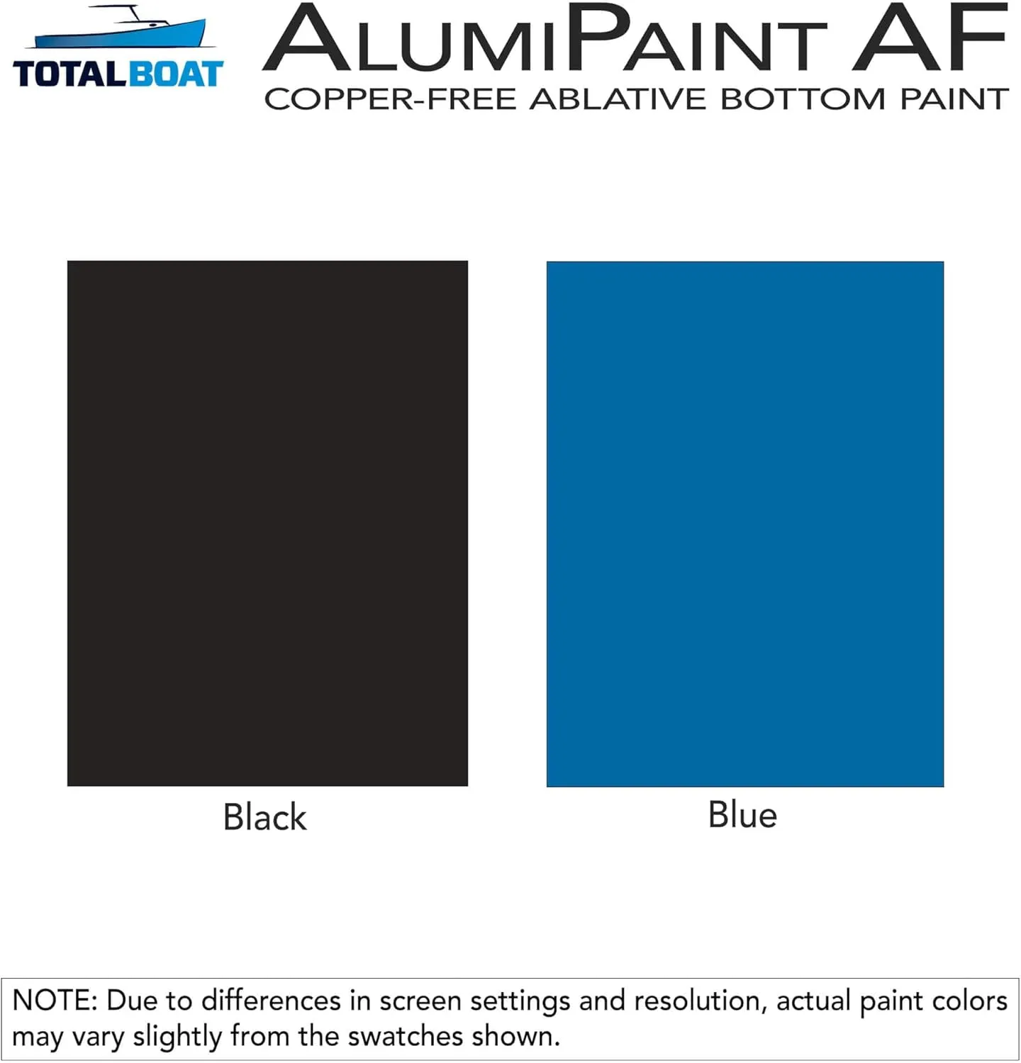 TotalBoat Alumipaint AF Aluminum and Pontoon Boat Bottom Paint (Black, Gallon), 1 Gallon (Pack of 1)