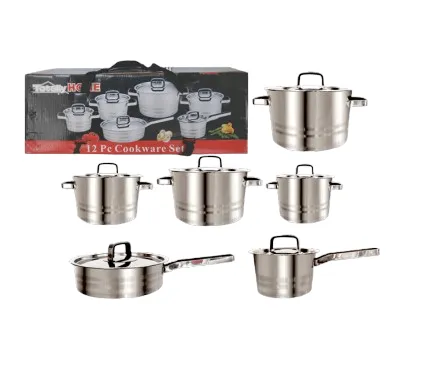 Totally Home Stainless Steel Heavy Base 12 Piece TH64