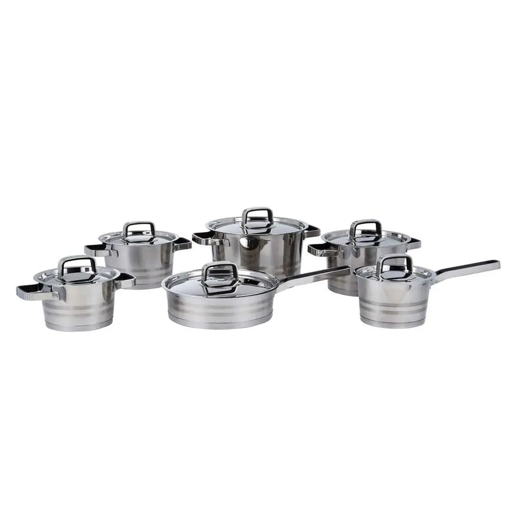Totally Home Stainless Steel Heavy Base 12 Piece TH64