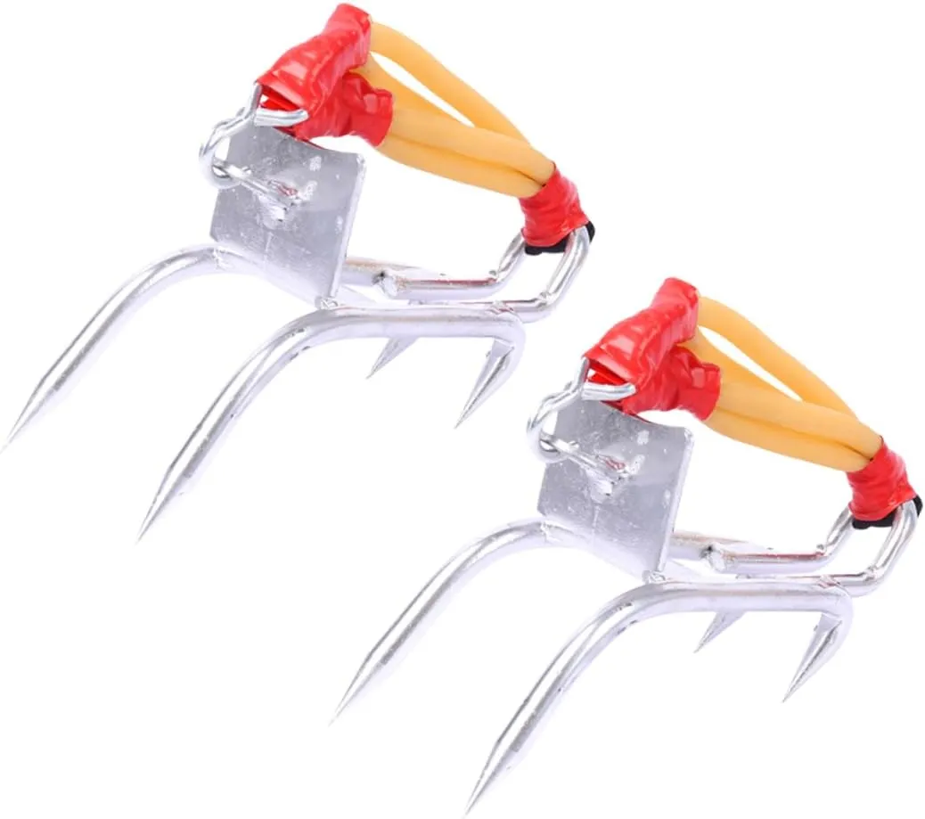 Tree Climbing Tools Set Carbon Steel 4 Claws Safety Pedal Elastic Rubber for Arborist Easy to Carry Random Color