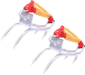Tree Climbing Tools Set Carbon Steel 4 Claws Safety Pedal Elastic Rubber for Arborist Easy to Carry Random Color