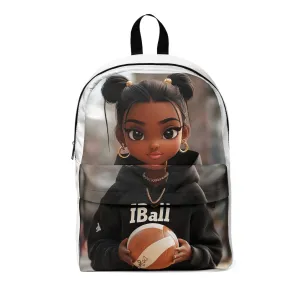 Trendy Classic Volleyball Backpack with I Ball Design - Perfect for Sports Lovers & Everyday Use!