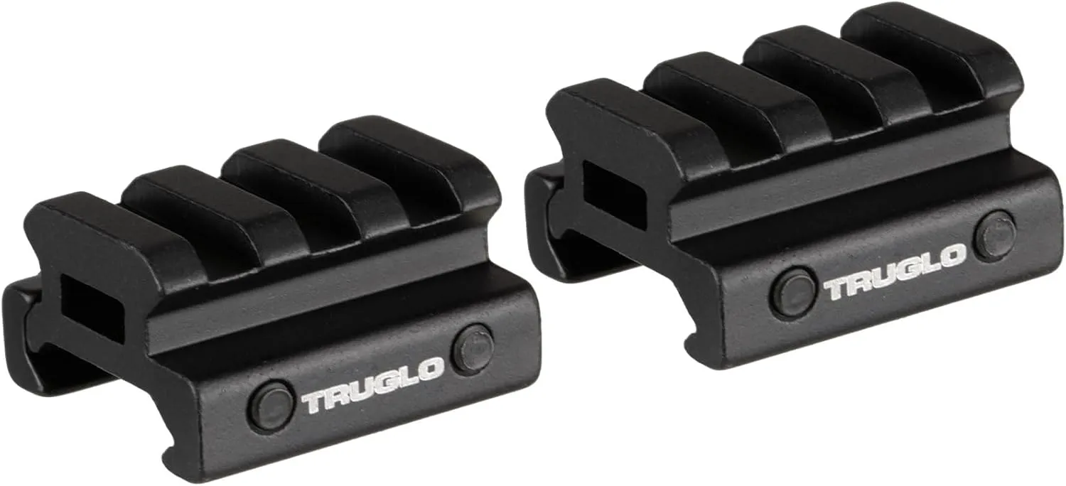 TRUGLO Tactical Hunting Shooting Versatile Lightweight Durable Aluminum Picatinny Riser Mount for Scopes & Dot Optics