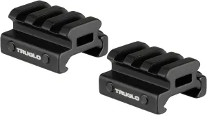 TRUGLO Tactical Hunting Shooting Versatile Lightweight Durable Aluminum Picatinny Riser Mount for Scopes & Dot Optics