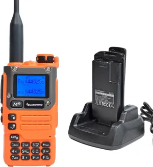 TWAYRDIO Quansheng UV-K6 UV-K5(8) 5W Portable Radio, AM/FM Airband Receiving Walkie Talkie, NOAA Emergency Weather Receiver, Dual Band VHF UHF Two Way Radio with 1 Extra Battery