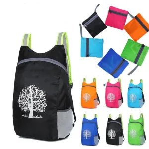 Unisex Folding Backpack, Hiking Camping Bag, Ultra Light Outdoor Sport Backpack, Waterproof Foldable Travel Backpack