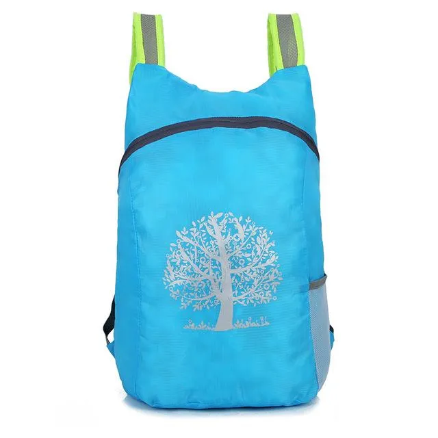 Unisex Folding Backpack, Hiking Camping Bag, Ultra Light Outdoor Sport Backpack, Waterproof Foldable Travel Backpack