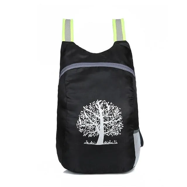 Unisex Folding Backpack, Hiking Camping Bag, Ultra Light Outdoor Sport Backpack, Waterproof Foldable Travel Backpack