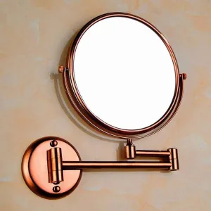 Vanity Mirror, Makeup Mirror Vanity Mirror Bathroom Makeup Mirror,Beauty Mirror Wall-Mounted Vanity Mirrors Folding Double-Sided Bathroom Mirror for Dressing Tables Bedroom Cosmeti