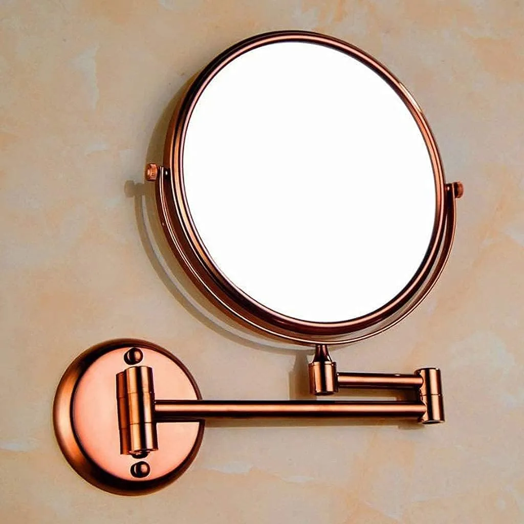 Vanity Mirror, Makeup Mirror Vanity Mirror Bathroom Makeup Mirror,Beauty Mirror Wall-Mounted Vanity Mirrors Folding Double-Sided Bathroom Mirror for Dressing Tables Bedroom Cosmeti