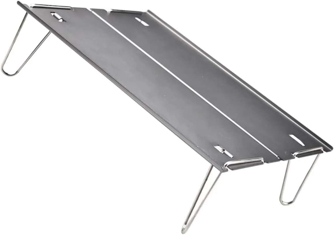 Versatile Aluminum Camping Table BBQ Picnic Hiking Portable Folding Easy-Clean Outdoor Dining