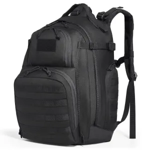 Vevor Tactical Backpack 40L Military Backpack with Molle Mode & Sponge Pad Army Assault Pack Bug Out Bag Camping Trekking Outdoor Rucksack Daily EDC Backpack, Black