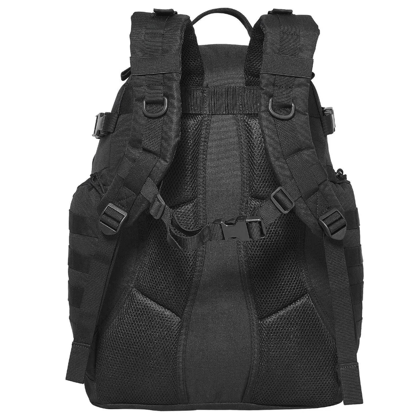 Vevor Tactical Backpack 40L Military Backpack with Molle Mode & Sponge Pad Army Assault Pack Bug Out Bag Camping Trekking Outdoor Rucksack Daily EDC Backpack, Black