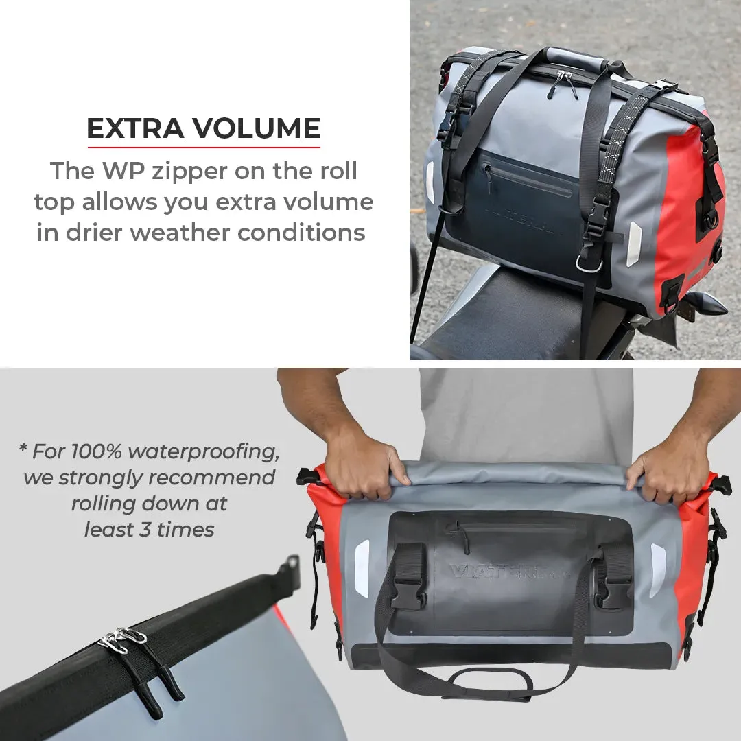 ViaTerra DryBag 40L - 100% Waterproof Motorcycle Tailbag (Universal)