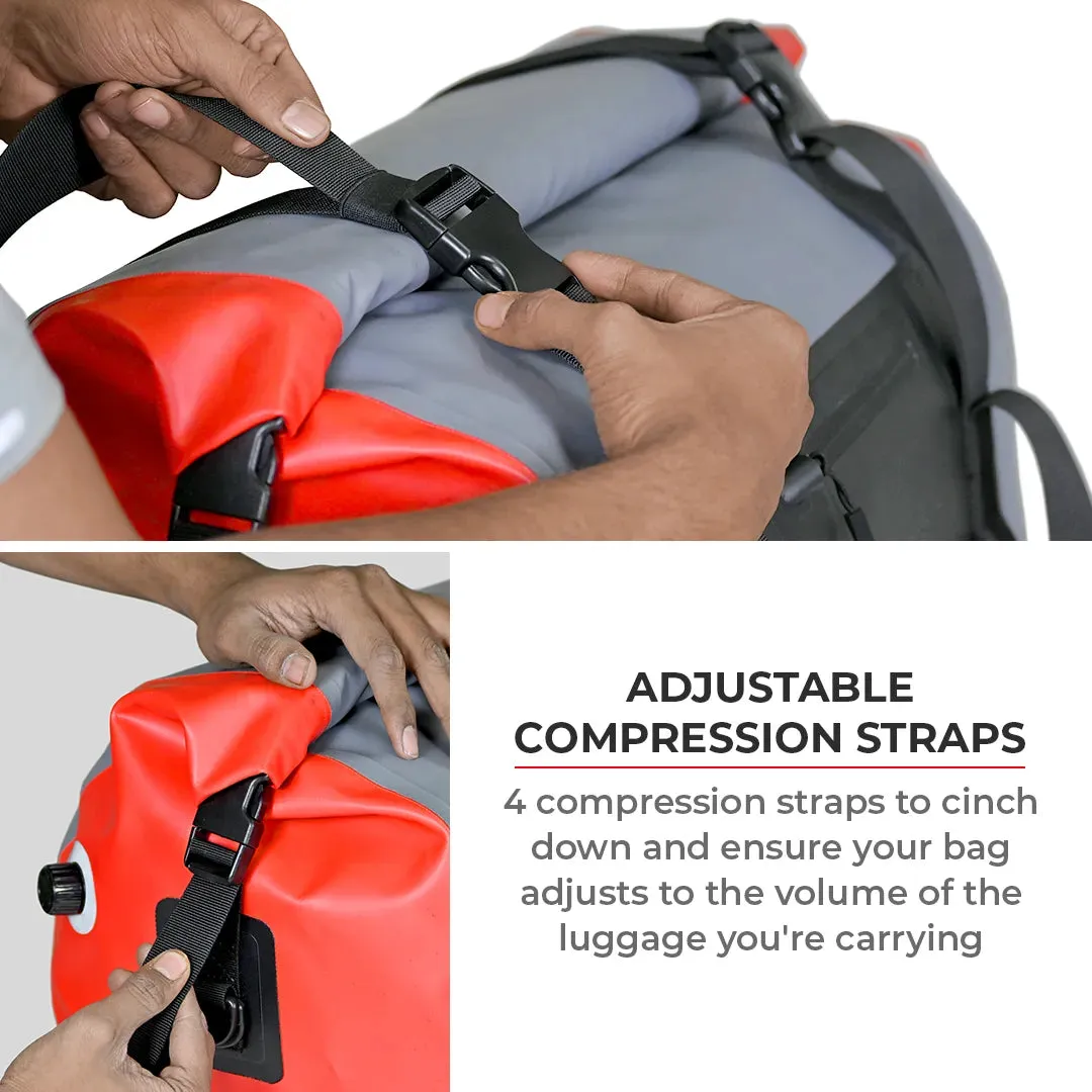 ViaTerra DryBag 40L - 100% Waterproof Motorcycle Tailbag (Universal)