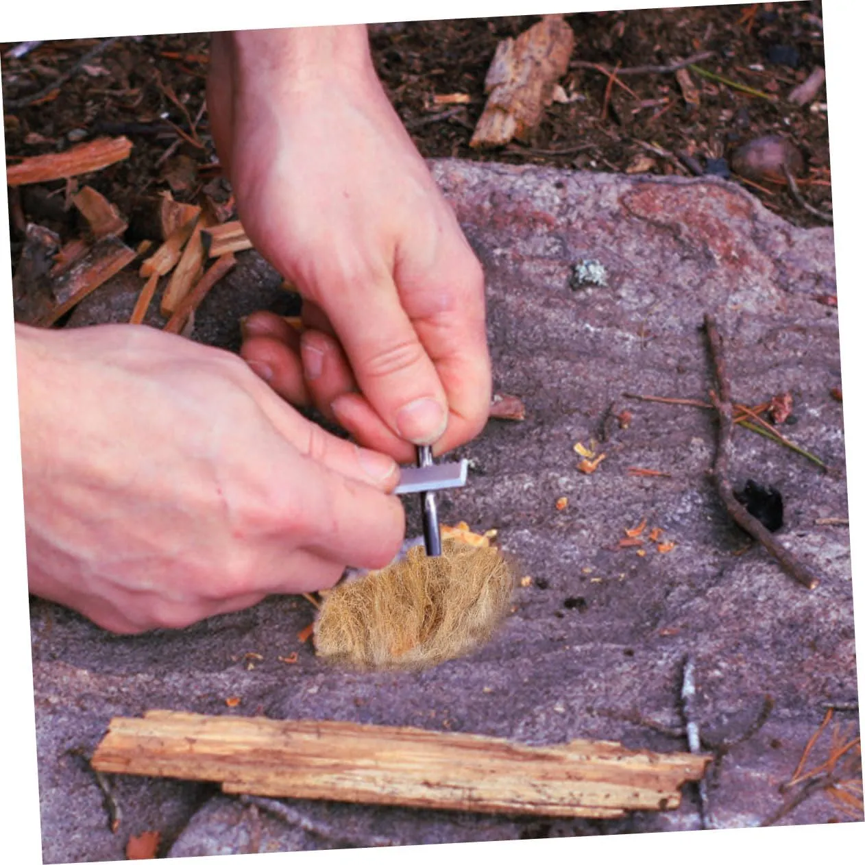 VICASKY 4sets Professional Fire Starter Camping Jute Fiber Fire Pit Starter Outdoor Flame 3pcs*4