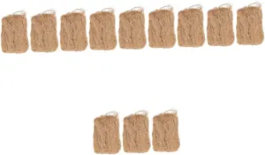 VICASKY 4sets Professional Fire Starter Camping Jute Fiber Fire Pit Starter Outdoor Flame 3pcs*4