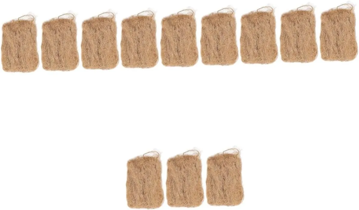 VICASKY 4sets Professional Fire Starter Camping Jute Fiber Fire Pit Starter Outdoor Flame 3pcs*4