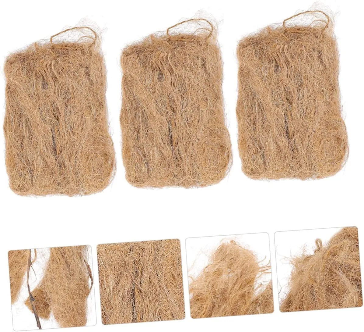 VICASKY 4sets Professional Fire Starter Camping Jute Fiber Fire Pit Starter Outdoor Flame 3pcs*4