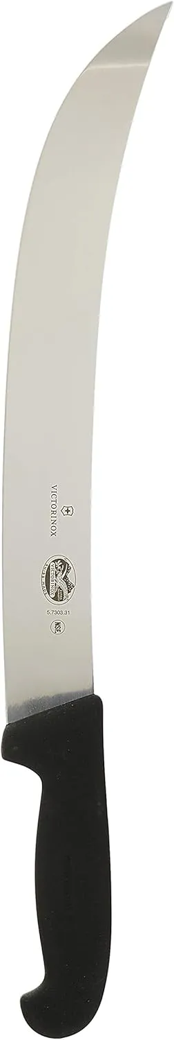 Victorinox Cutlery 12-Inch Curved Cimeter Knife, Black Fibrox Handle