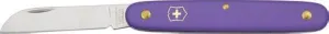 Victorinox Floral Knife, straight 4" blade, pastel purple handle 3.9050.22