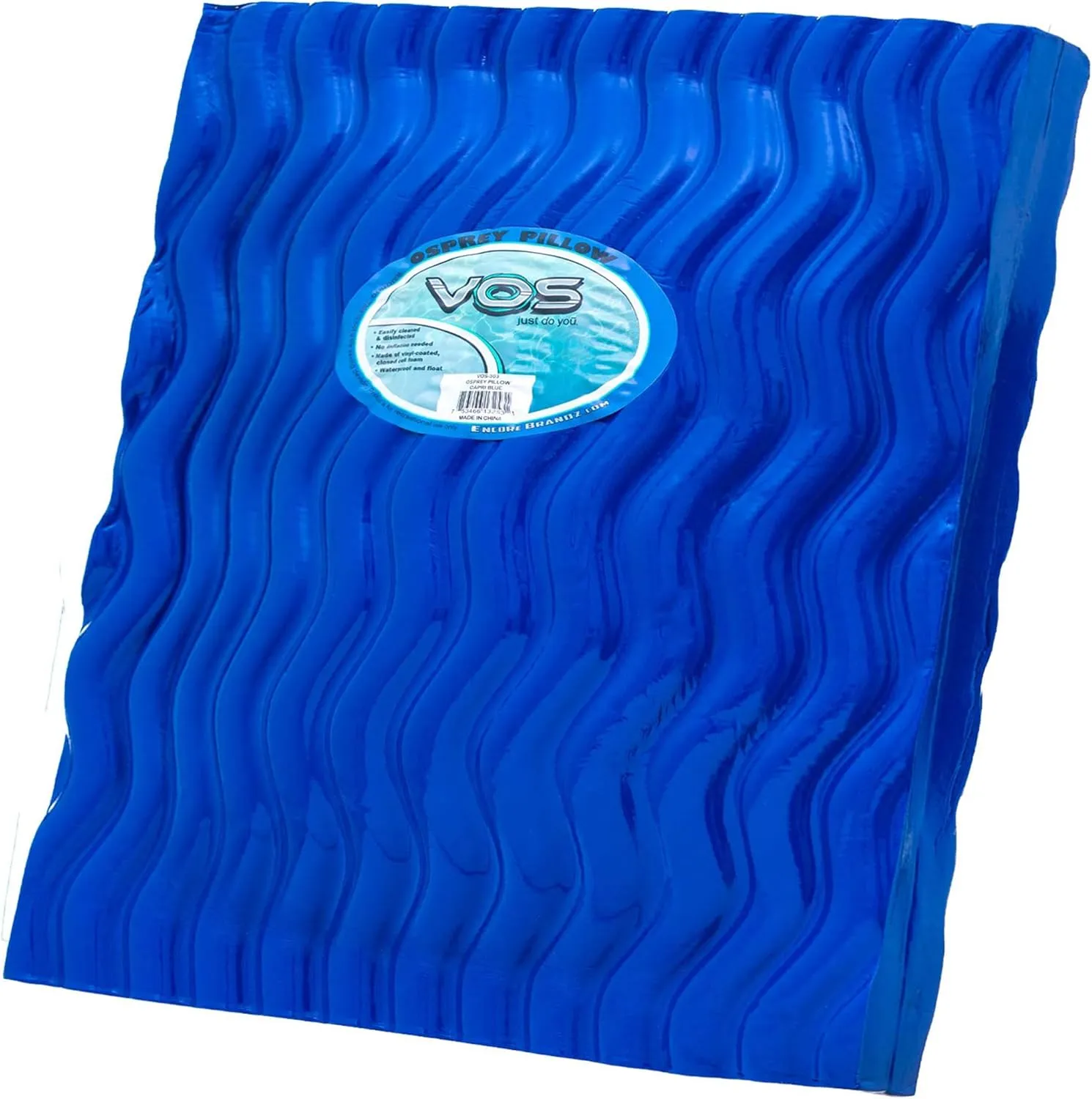 VOS Waterproof Pillow, Lightweight and Comfortable Outdoor Pillows for Beach, Pool, Hiking, Backpacking, Camping, Hunting and Fishing (Blue Square)