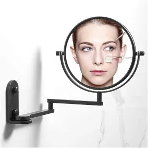 Wall Mirror for Bathroom, Tabletop Mirror Bathroom Mirror Extending 6/8 Inches Cosmetic Wall Mounted Make Up Mirror Shaving Bathroom Mirror 7X Magnification Cosmetic Mirror