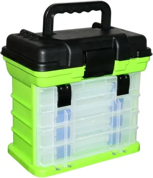 Water Proof Tackle Tool Case 4 Layer Large Capacity Fishing Baits Storage Box Travel Container For Wilderness Survival