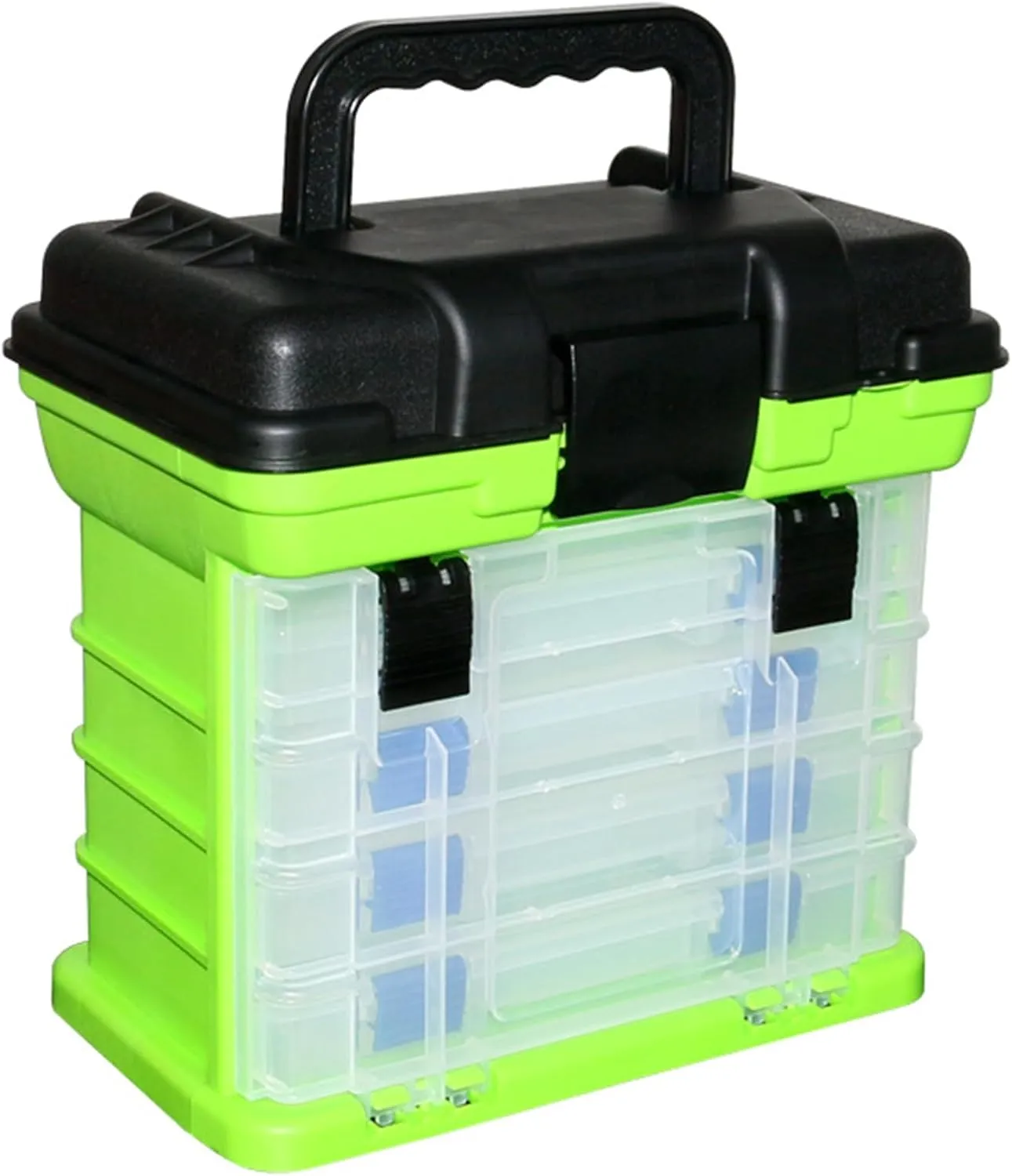 Water Proof Tackle Tool Case 4 Layer Large Capacity Fishing Baits Storage Box Travel Container For Wilderness Survival