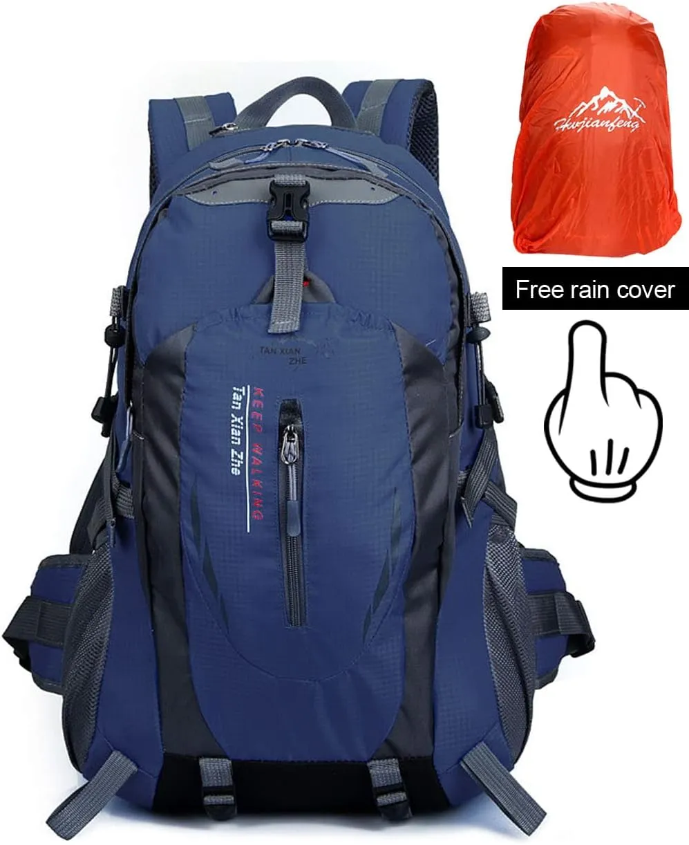 Waterproof 40L Outdoor Sports Mountaineer Hiking Trekking Cycle Camping Backpack Bag