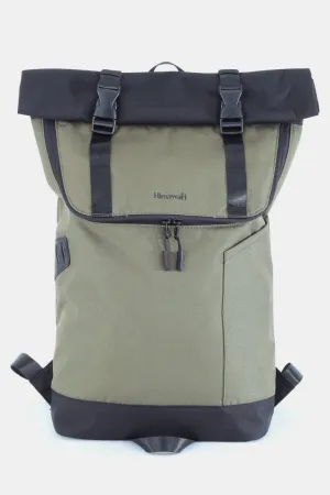 Waterproof Canvas Roll Top Backpack