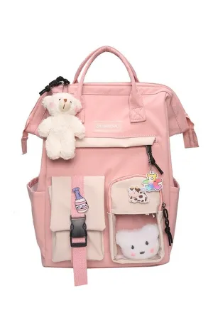 Waterproof Pastel Colors Cute Backpack