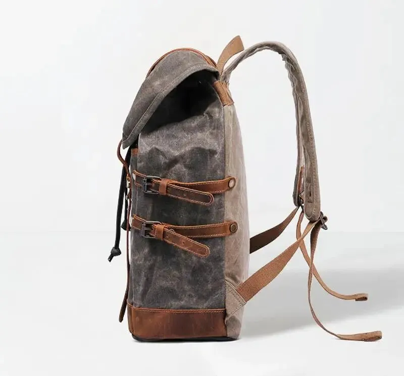 Waterproof Waxed Canvas Backpack