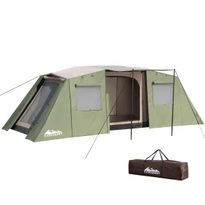 Weisshorn Instant Up Camping Tent 10 Person Outdoor Family Hiking Tents 3 Rooms-VIC_Metro