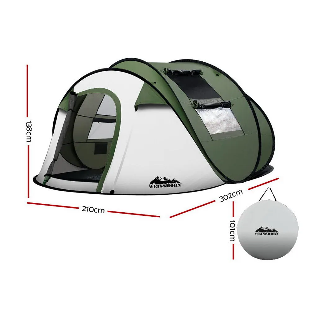Weisshorn Instant Up Camping Tent 4-5 Person Pop up Tents Family Hiking Beach Dome-NSW_Metro