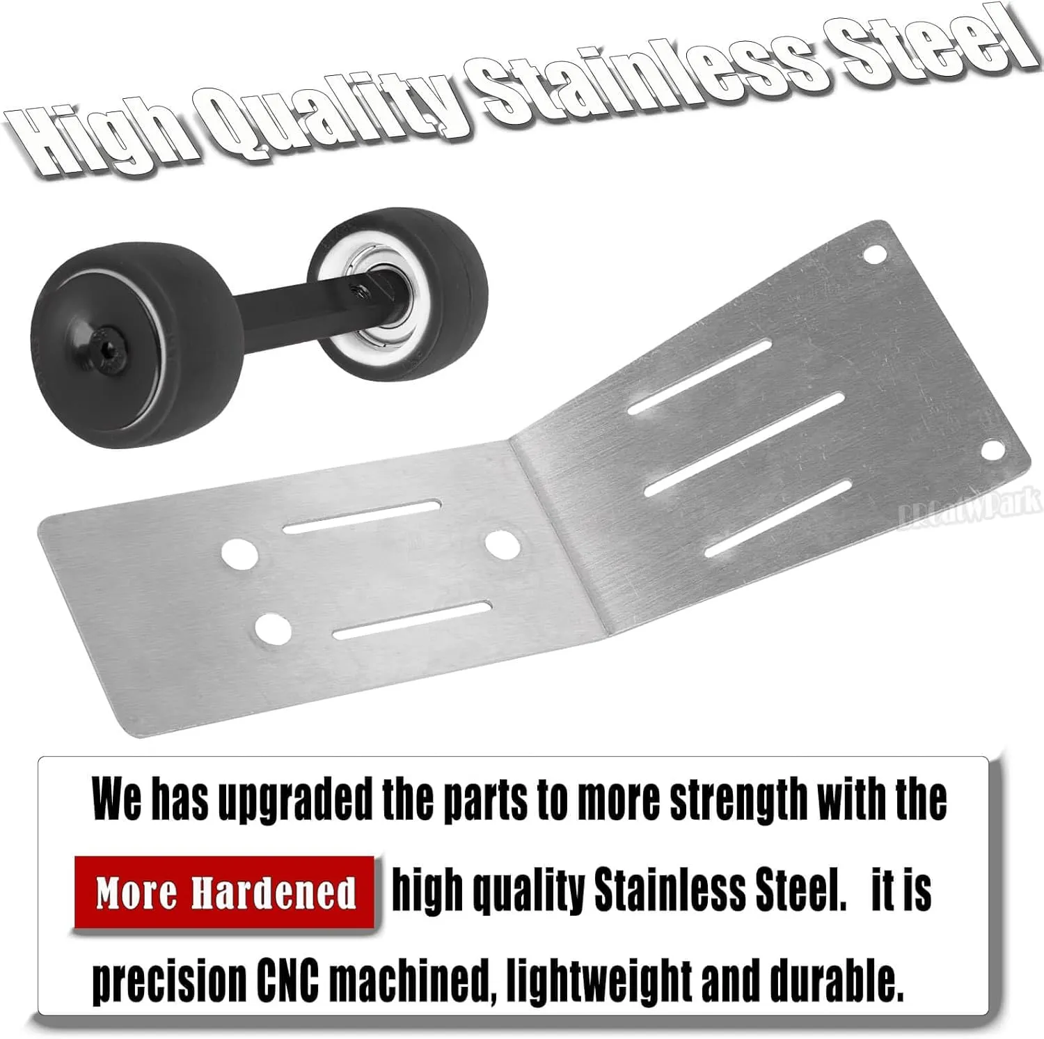 Wheelie Bar Set Upgrades Part for 1/16 Mini Maxx 4WD RTR Brushless Monster Truck (#107154-1),RC Aluminum Wheelie Bar Set Hop Up,Red