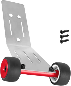 Wheelie Bar Set Upgrades Part for 1/16 Mini Maxx 4WD RTR Brushless Monster Truck (#107154-1),RC Aluminum Wheelie Bar Set Hop Up,Red
