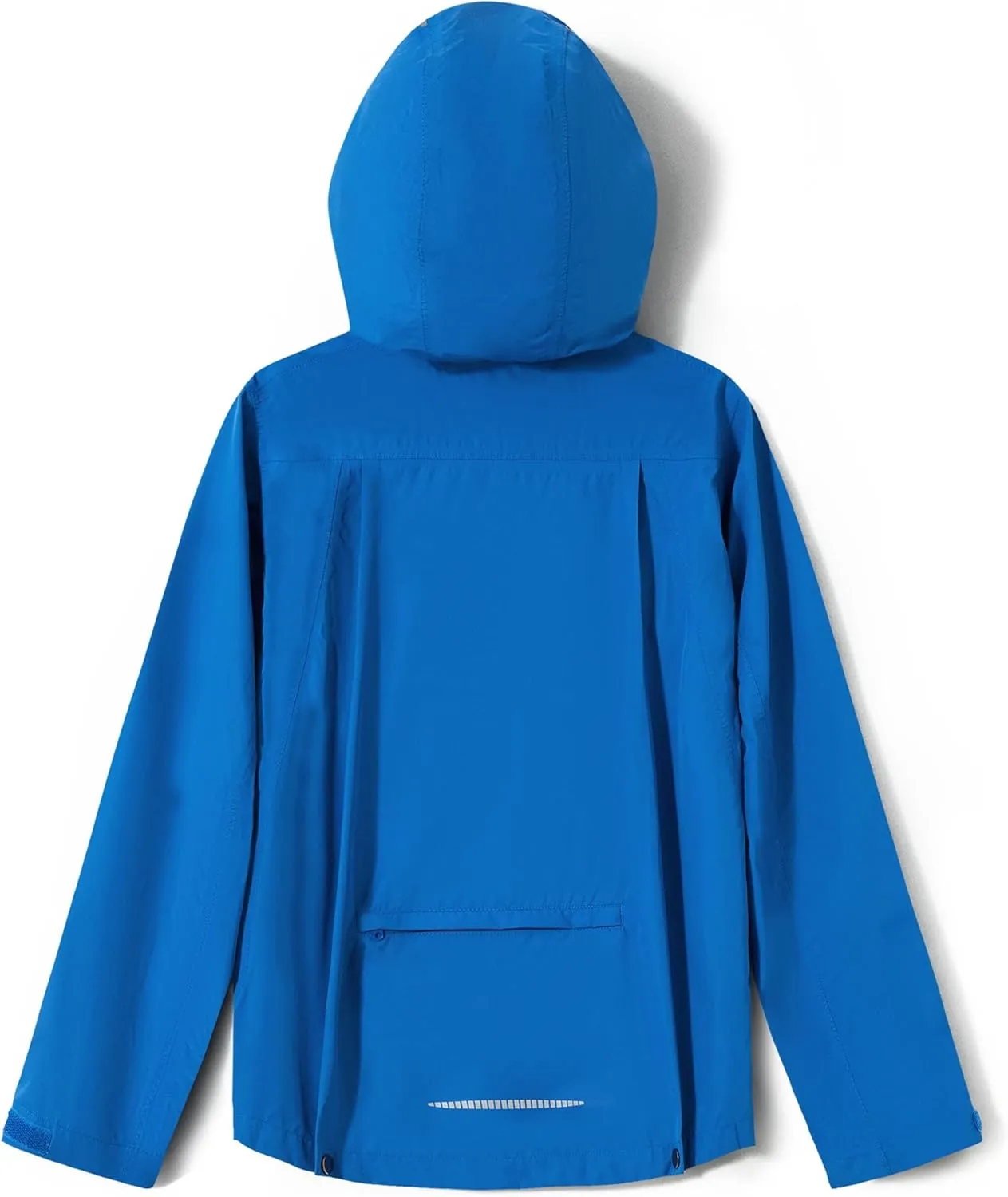 Willit Boys Rain Jackets Lightweight Waterproof Raincoats Hooded Windbreakers for Kids Cycling Outdoor