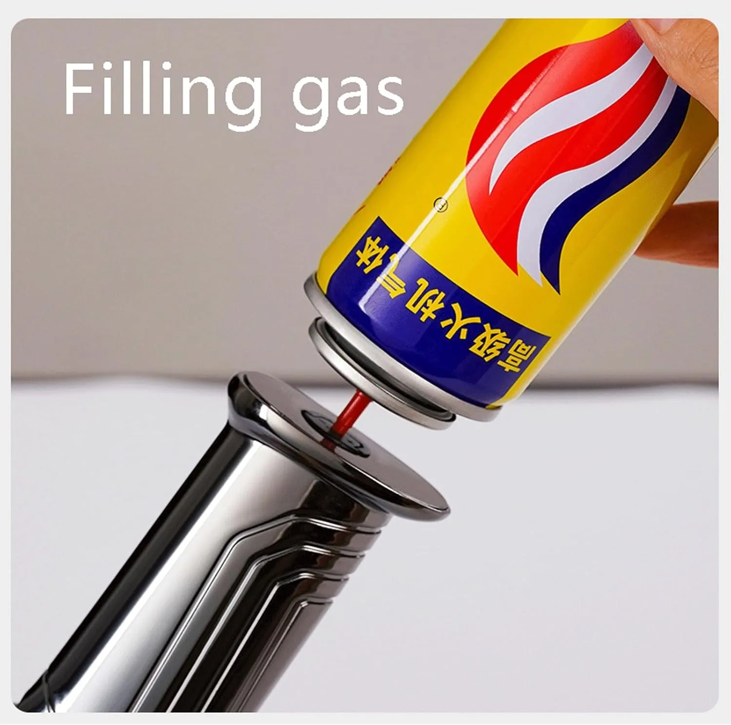 Windproof Jet Torch Lighter, Filled with Butane Gas, Adjustable Flame, Safety Lock, Single/Triple Jet Flame, Suitable for Gifting to Husband and Relatives (Fuel not Included)(Black1)