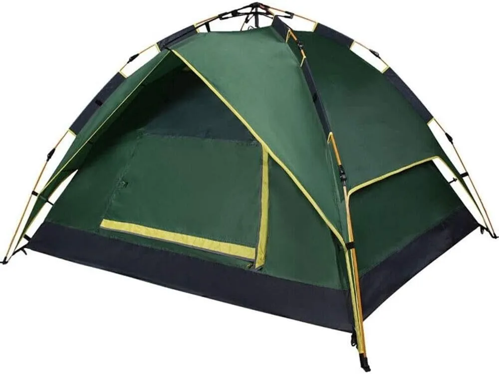Winter Tent Dome Pop-Up Instantly Waterproof UV Protection, 3-4 Person Double-Door Camping Tent for Family, Hiking, Fishing, and Beach Trips – Quick Setup for Short Weekends