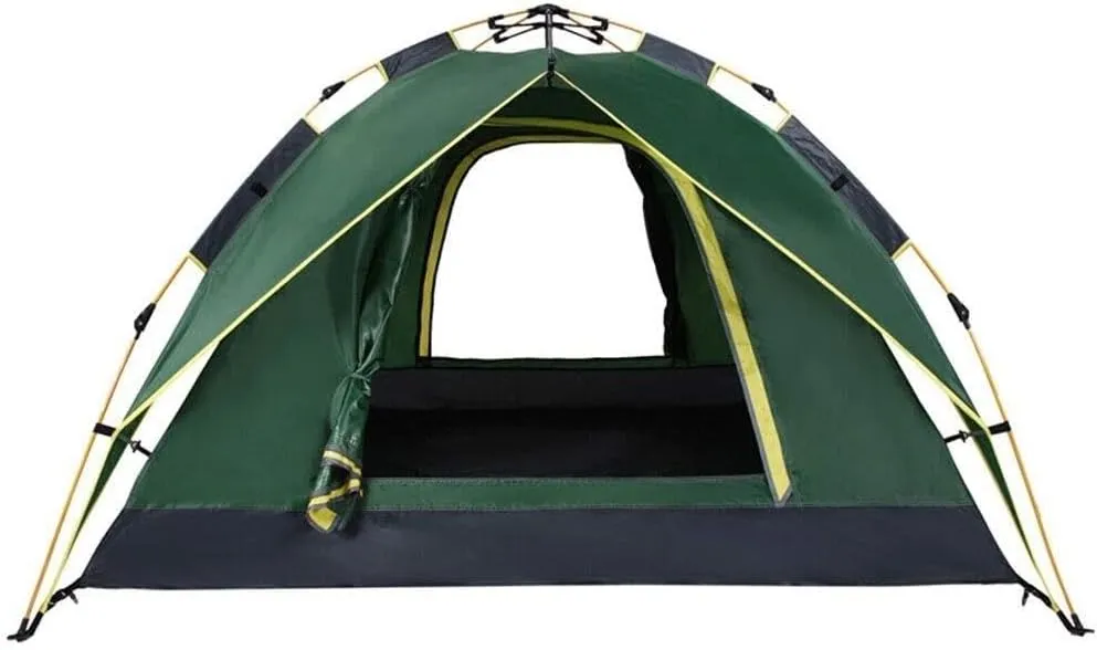 Winter Tent Dome Pop-Up Instantly Waterproof UV Protection, 3-4 Person Double-Door Camping Tent for Family, Hiking, Fishing, and Beach Trips – Quick Setup for Short Weekends