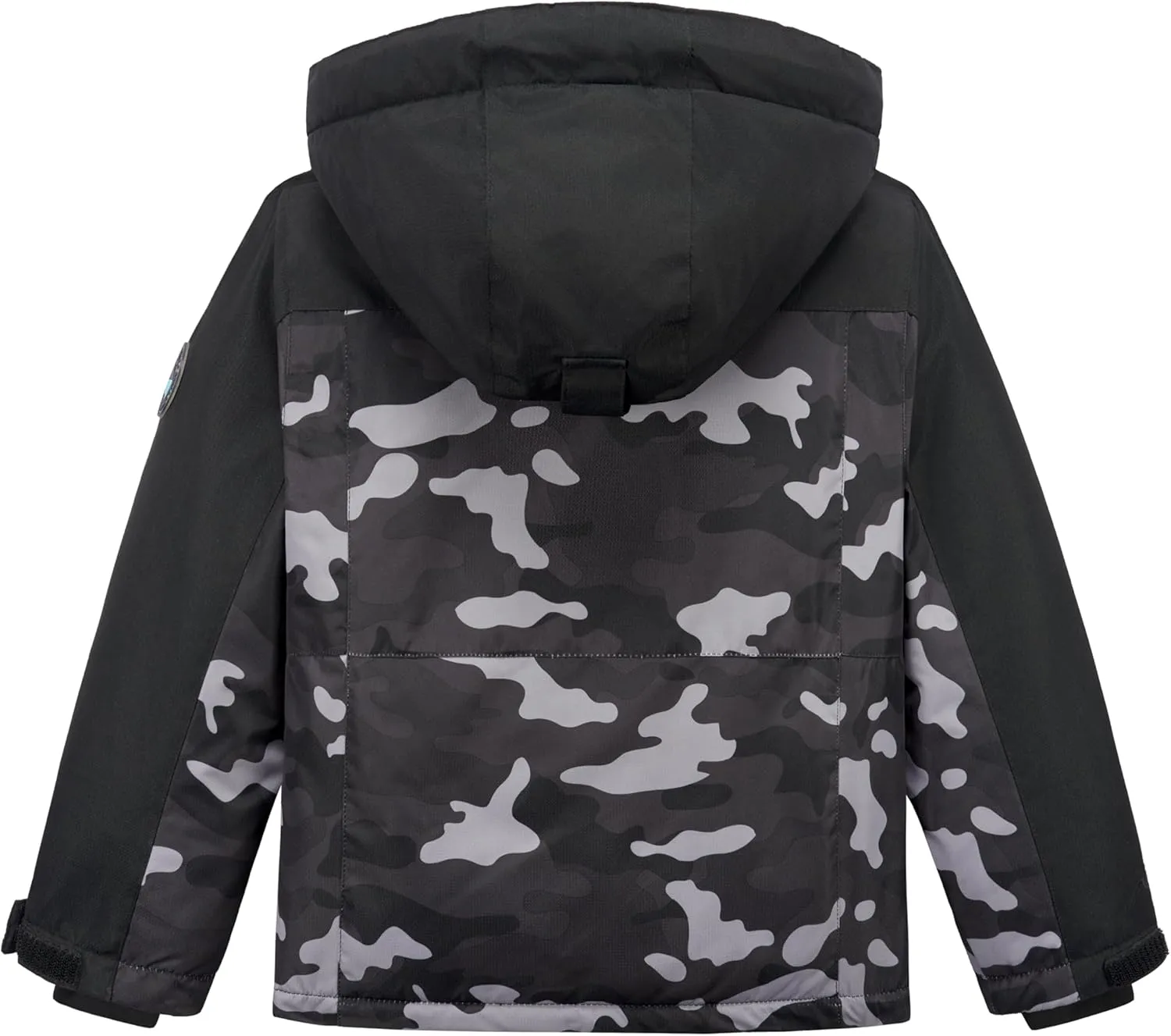 WULFUL Kid's Waterproof Ski Jacket Warm Fleece Hooded Boy's and Girl's Winter Snow Coat Outwear,Windproof RainCoat