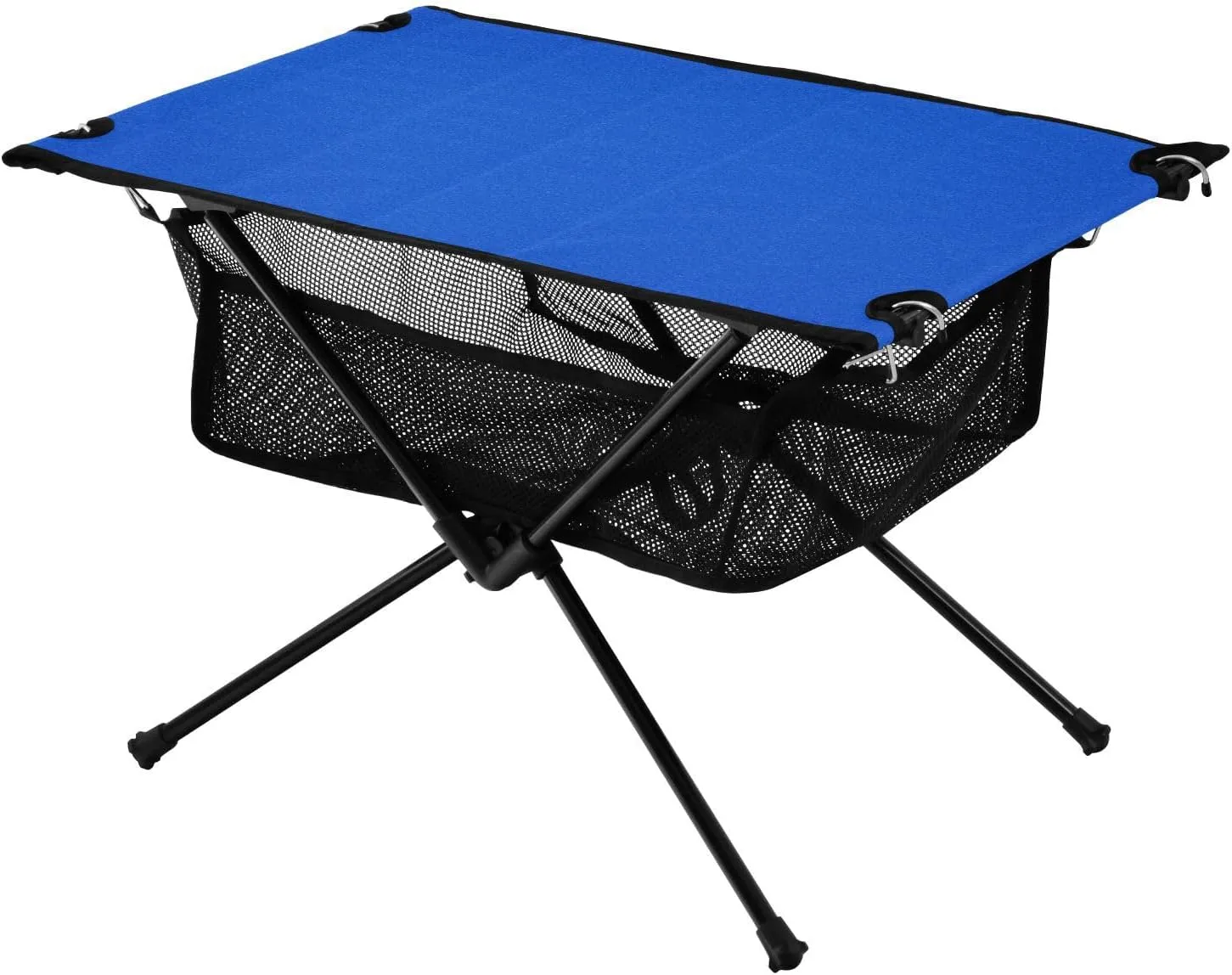xigua Blue Folding Camping Table,Portable Camp Table with Carry Bag Beach Table Folding Table for Picnic, Camp,Party,Travel