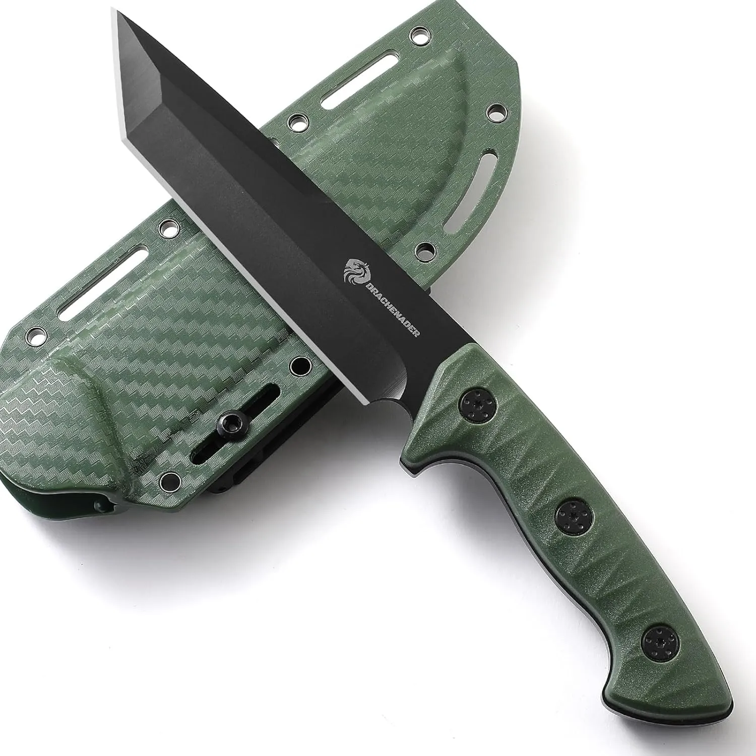 XR-B01-FT Tanto Knife Survival Fulltang Outdoor fixed blade Knife 5mm thick steel with ABS Sheath