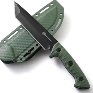 XR-B01-FT Tanto Knife Survival Fulltang Outdoor fixed blade Knife 5mm thick steel with ABS Sheath