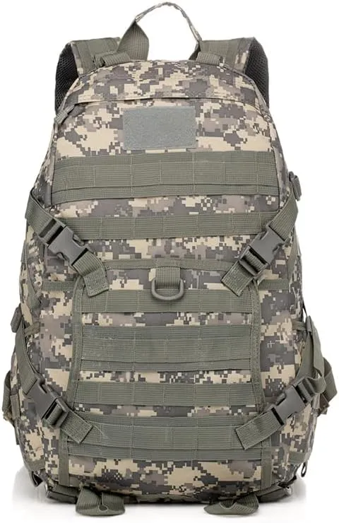 YABOO Tactical Combat Camouflage Bag Outdoor Sports Pack Hiking Rucksack Knapsack Molle 40L Backpack