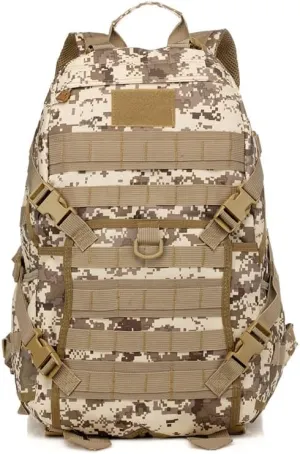 YABOO Tactical Combat Camouflage Bag Outdoor Sports Pack Hiking Rucksack Knapsack Molle 40L Backpack