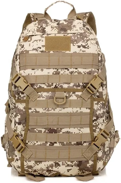YABOO Tactical Combat Camouflage Bag Outdoor Sports Pack Hiking Rucksack Knapsack Molle 40L Backpack